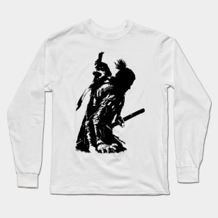 One Armed Wolf Long Sleeve T-Shirt